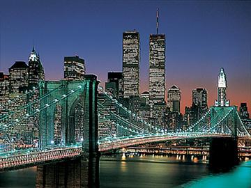 Puzzle Ravensburger 2000 Manhattan - Brooklyn Bridge - Pret | Preturi Puzzle Ravensburger 2000 Manhattan - Brooklyn Bridge
