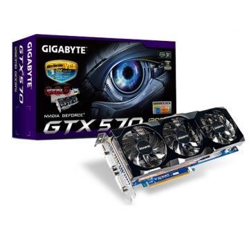 Placa video Gigabyte GeForce GTX570 N570OC-13I - Pret | Preturi Placa video Gigabyte GeForce GTX570 N570OC-13I