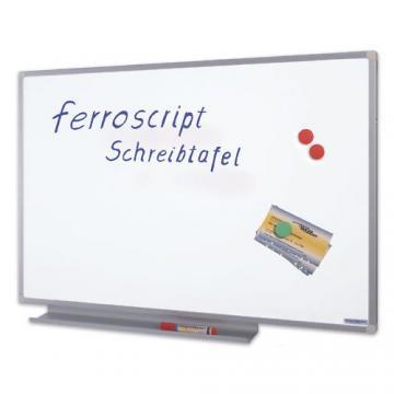 Tabla alba scolara, whiteboard magnetic cu rama din aluminiu, varianta Ferroscript, 220 x 120 cm, MAGNETOPLAN, Germania - Pret | Preturi Tabla alba scolara, whiteboard magnetic cu rama din aluminiu, varianta Ferroscript, 220 x 120 cm, MAGNETOPLAN, Germania