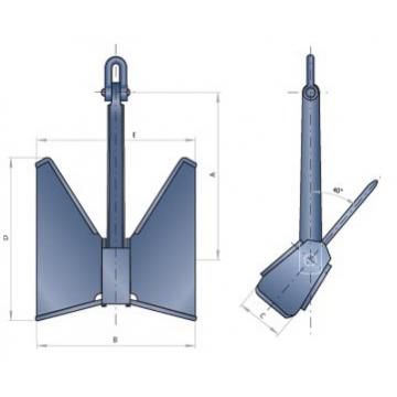 Ancora Schmitt high holding anchor 855 kg - Pret | Preturi Ancora Schmitt high holding anchor 855 kg