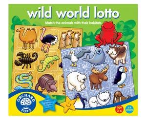 Animalele salbatice - Wild World Lotto - Pret | Preturi Animalele salbatice - Wild World Lotto