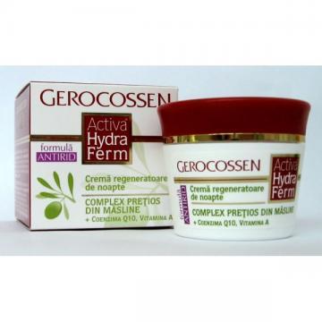 Gerocossen Activa Hydraferm Crema Regeneratoare de Noapte 50ml - Pret | Preturi Gerocossen Activa Hydraferm Crema Regeneratoare de Noapte 50ml