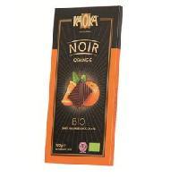 Ciocolata neagra BIO cu portocala, 55% cacao, 100 g - Pret | Preturi Ciocolata neagra BIO cu portocala, 55% cacao, 100 g
