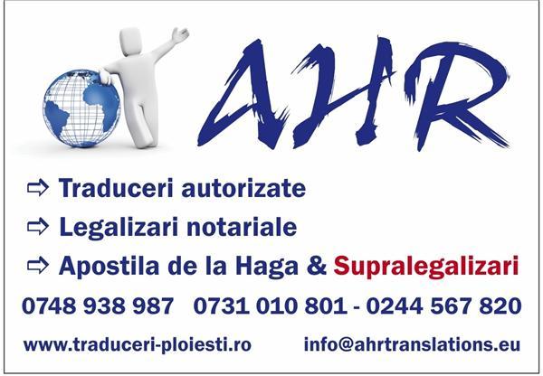 birou traduceri rapide ploiesti - AHR - Pret | Preturi birou traduceri rapide ploiesti - AHR