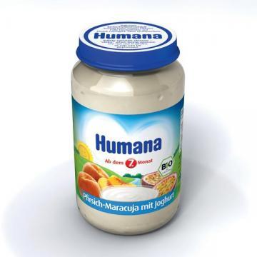 Humana Piure Piersici Maracuja si Iaurt (de la 7 luni) 190gr - Pret | Preturi Humana Piure Piersici Maracuja si Iaurt (de la 7 luni) 190gr