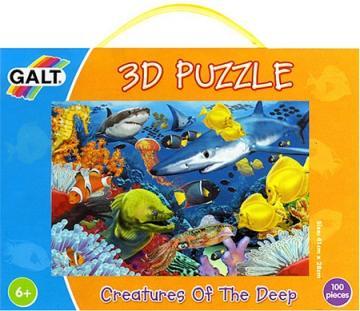 Galt Creaturi Marine 3D Puzzle - Pret | Preturi Galt Creaturi Marine 3D Puzzle