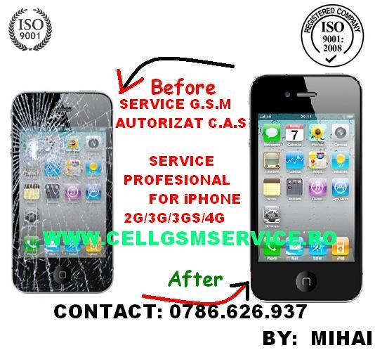 Service Gsm iPhone 3GS 4G 0786.626.937 Reparatii Apple iPhone 4 TouchScreen iPhone - Pret | Preturi Service Gsm iPhone 3GS 4G 0786.626.937 Reparatii Apple iPhone 4 TouchScreen iPhone