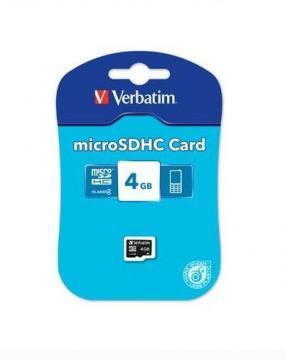 MICRO SD CARD VERBATIM 4GB CLASS 4, READ 4MB, WRITE 4MB, VB-44002 - Pret | Preturi MICRO SD CARD VERBATIM 4GB CLASS 4, READ 4MB, WRITE 4MB, VB-44002