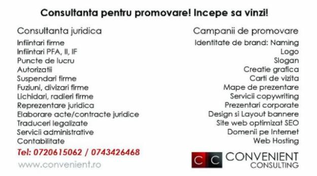 CONSULTANTA JURIDICA ! ACTE / CONTRACTE FIRME 0720615062 - Pret | Preturi CONSULTANTA JURIDICA ! ACTE / CONTRACTE FIRME 0720615062