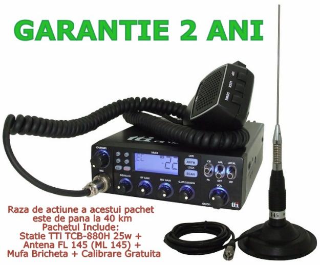 Super Oferta Statie TTi TCB-880H 25w + Antena Magnetica Farun FL 145 (ML 145) 676 Lei - Pret | Preturi Super Oferta Statie TTi TCB-880H 25w + Antena Magnetica Farun FL 145 (ML 145) 676 Lei