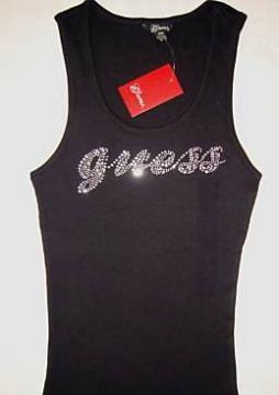 Tricou GUESS Rhinestones Glitter - Pret | Preturi Tricou GUESS Rhinestones Glitter