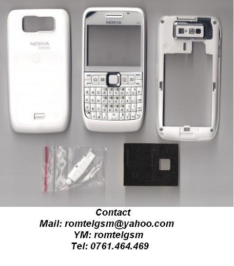 Carcasa Nokia E63 WHITE ( ALBA ) ORIGINALA COMPLETA SIGILATA - Pret | Preturi Carcasa Nokia E63 WHITE ( ALBA ) ORIGINALA COMPLETA SIGILATA