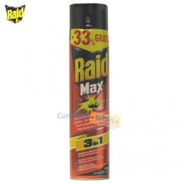 Raid Max Spray Gandaci si Furnici 300ml - Pret | Preturi Raid Max Spray Gandaci si Furnici 300ml