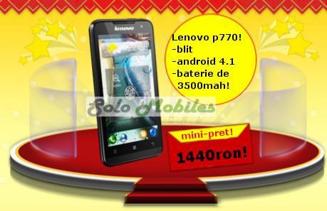 vand lenovo p770 dual sim android 4.1 timp vorbit baterie 29ore! - Pret | Preturi vand lenovo p770 dual sim android 4.1 timp vorbit baterie 29ore!