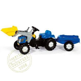 Tractor Rolly kid New Holand cu remorca si cupa - Pret | Preturi Tractor Rolly kid New Holand cu remorca si cupa