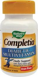 Completia Diabetic Multivitamin *30tab - Pret | Preturi Completia Diabetic Multivitamin *30tab