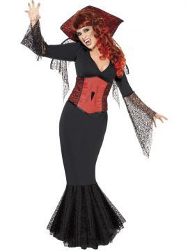 Costum Halloween adulti Miss Widow - Pret | Preturi Costum Halloween adulti Miss Widow