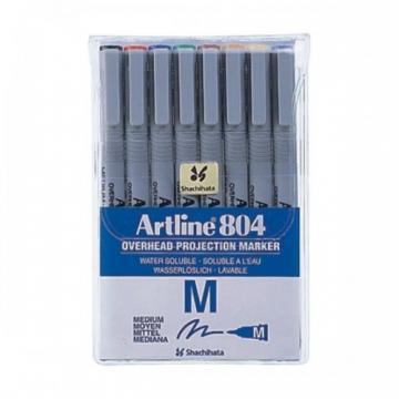 OHP Non-Permanent marker medium (1,0mm) 8buc/set ARTLINE 804 - Pret | Preturi OHP Non-Permanent marker medium (1,0mm) 8buc/set ARTLINE 804