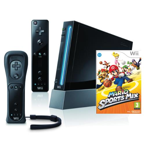 Consola Nintendo Wii Sports Resort Pack Black + Joc Mario Sports Mix + Wii Remote Plus Pack - Pret | Preturi Consola Nintendo Wii Sports Resort Pack Black + Joc Mario Sports Mix + Wii Remote Plus Pack