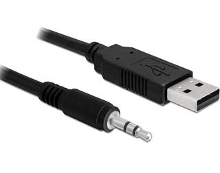 Convertor USB 2.0 la Serial TTL 3.5 jack 1.8 m (3.3 V), Delock 83114 - Pret | Preturi Convertor USB 2.0 la Serial TTL 3.5 jack 1.8 m (3.3 V), Delock 83114