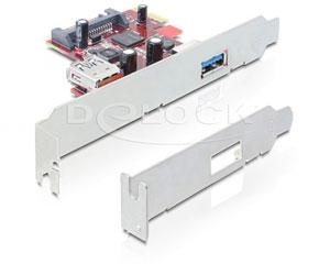 Placa PCI Express la 1 x USB 3.0 exterior si 1 x USB 3.0 interior, Delock 89273 - Pret | Preturi Placa PCI Express la 1 x USB 3.0 exterior si 1 x USB 3.0 interior, Delock 89273
