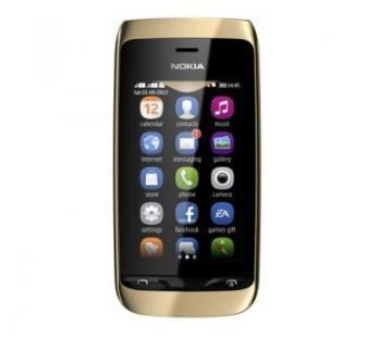 Telefon mobil Nokia 308 Asha Dual SIM, Golden Light, NOK308GL - Pret | Preturi Telefon mobil Nokia 308 Asha Dual SIM, Golden Light, NOK308GL