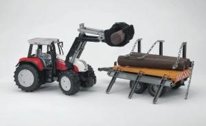 TRACTOR STEYR CU INCARCATOR SI TRAILER - Pret | Preturi TRACTOR STEYR CU INCARCATOR SI TRAILER