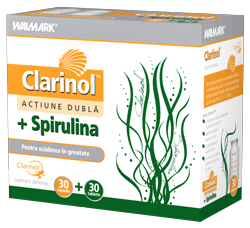 Clarinol *30cps + Spirulina *30tb - Pret | Preturi Clarinol *30cps + Spirulina *30tb