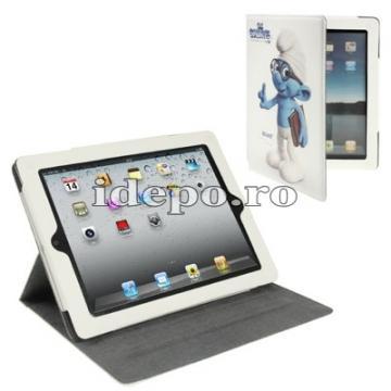 Husa iPad 3 Smurfs Accesorii noul iPad - Pret | Preturi Husa iPad 3 Smurfs Accesorii noul iPad