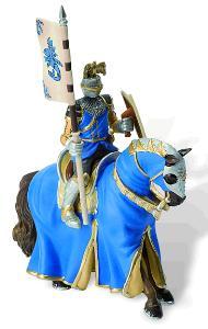 Bullyland - Cavaler cu cal pentru turnir albastru - Pret | Preturi Bullyland - Cavaler cu cal pentru turnir albastru