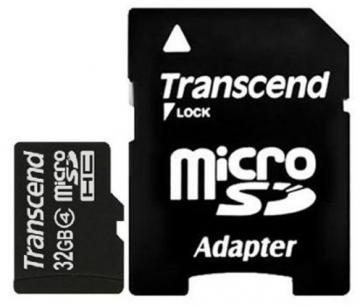 Micro-SDHC 32GB class 4, TS32GUSDHC4 Transcend - Pret | Preturi Micro-SDHC 32GB class 4, TS32GUSDHC4 Transcend