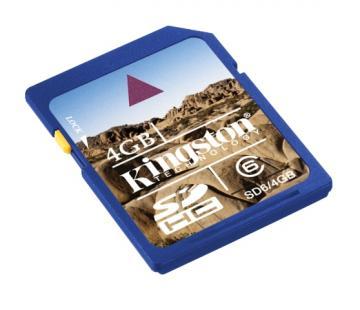 Card memorie Kingston 4GB SDHC Class 6 Flash Card - Pret | Preturi Card memorie Kingston 4GB SDHC Class 6 Flash Card
