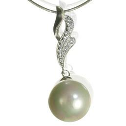 Pandantiv din argint CZ cu perla - Pret | Preturi Pandantiv din argint CZ cu perla