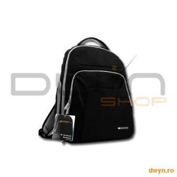 Laptop Case CANYON Backpack for up to 16" laptop, Black/Gray - Pret | Preturi Laptop Case CANYON Backpack for up to 16" laptop, Black/Gray