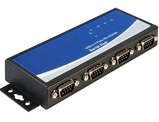 Adaptor USB 2.0 la 4 x serial RS-422/485, Delock 87587 - Pret | Preturi Adaptor USB 2.0 la 4 x serial RS-422/485, Delock 87587