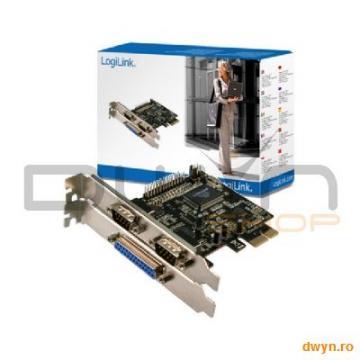 Card PCI-Express adaptor la 2 x SERIAL+ 1*PAR., Logilink "PC0033" - Pret | Preturi Card PCI-Express adaptor la 2 x SERIAL+ 1*PAR., Logilink "PC0033"