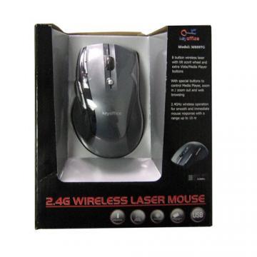 Mouse optic KeyOffice M6097G, wireless, grey/black - Pret | Preturi Mouse optic KeyOffice M6097G, wireless, grey/black