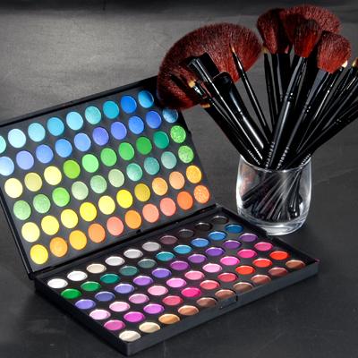 Trusa Machiaj Profesionala 120 Culori Farduri Fard Make-up FRAULEIN + Trusa Set 24 Pensule - Pret | Preturi Trusa Machiaj Profesionala 120 Culori Farduri Fard Make-up FRAULEIN + Trusa Set 24 Pensule