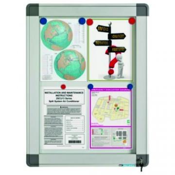 Avizier interior/exterior Recto, tabla alba magnetica, 4 x A4, 60 x 42 cm, SMIT - Pret | Preturi Avizier interior/exterior Recto, tabla alba magnetica, 4 x A4, 60 x 42 cm, SMIT