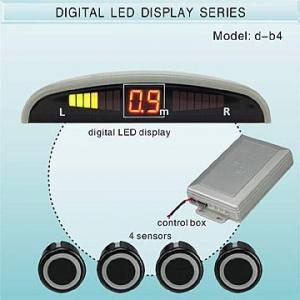 Senzori parcare cu patru senzori si display digital cu led - Pret | Preturi Senzori parcare cu patru senzori si display digital cu led