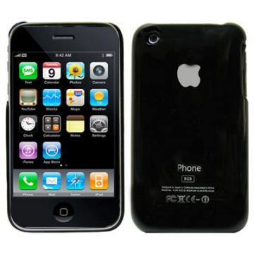 Carcasa Protectie Plastic pentru iPhone 3Gs cu Logo 16GB Negru - Pret | Preturi Carcasa Protectie Plastic pentru iPhone 3Gs cu Logo 16GB Negru
