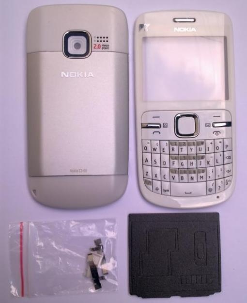 Carcasa Nokia C3 WHITE ( ALBA ) ORIGINALA COMPLETA SIGILATA - Pret | Preturi Carcasa Nokia C3 WHITE ( ALBA ) ORIGINALA COMPLETA SIGILATA