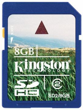 Card memorie Kingston 8GB SDHC Class 2 Flash Card - Pret | Preturi Card memorie Kingston 8GB SDHC Class 2 Flash Card