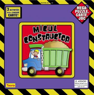 Micul constructor - carte cu puzzle - Pret | Preturi Micul constructor - carte cu puzzle