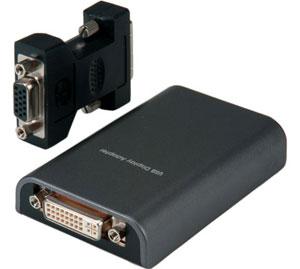 Adaptor USB 2.0 la DVI/VGA, Roline - Pret | Preturi Adaptor USB 2.0 la DVI/VGA, Roline