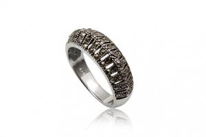 Inel Argint cu Marcasite (1T089) - Pret | Preturi Inel Argint cu Marcasite (1T089)