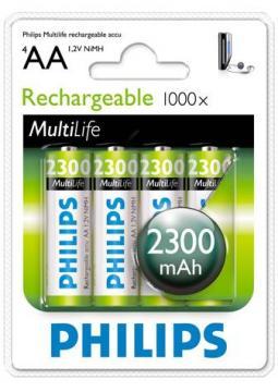 Philips acumulatori Multi Life HR6 (AA), 2300 mAh, 4 bucati/blister - Pret | Preturi Philips acumulatori Multi Life HR6 (AA), 2300 mAh, 4 bucati/blister