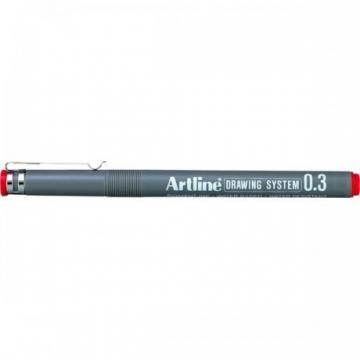 Marker pentru desen tehnic, 0.3mm, ARTLINE - rosu - Pret | Preturi Marker pentru desen tehnic, 0.3mm, ARTLINE - rosu