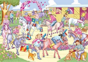 Galt Puzzle Parada poneilor 60 piese - Pret | Preturi Galt Puzzle Parada poneilor 60 piese