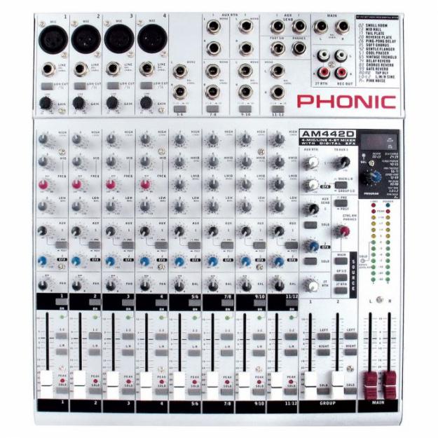 mixer PHONIC AM442M - Pret | Preturi mixer PHONIC AM442M